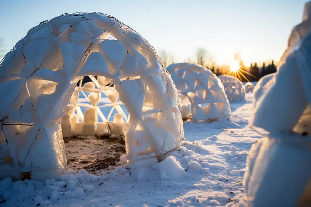 Comment construire une cabane en forme d’igloo avec des matériaux recyclés ?