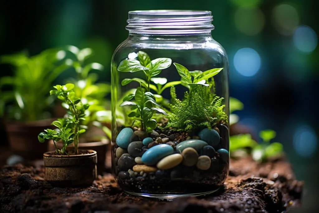 Comment créer un mini-Écosystème en bocal : Étape par Étape pour un habitat autonome sain et durable
