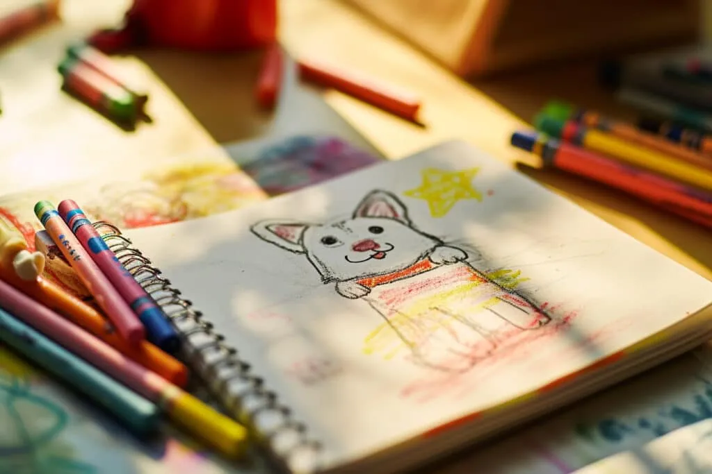 comment dessiner un chien kawaii