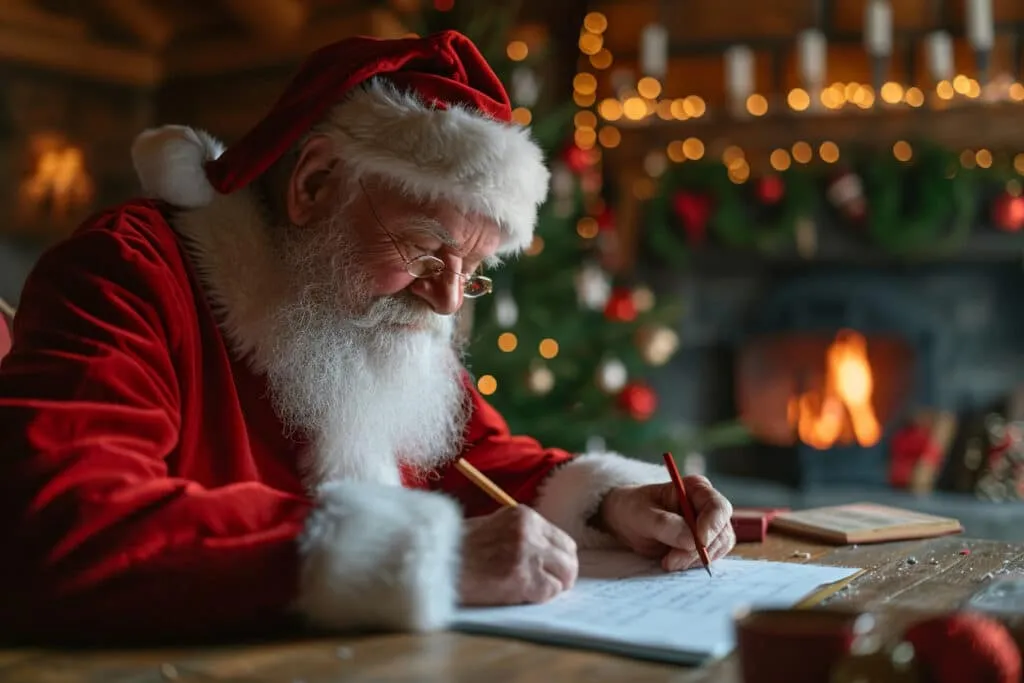 comment dessiner un père noël