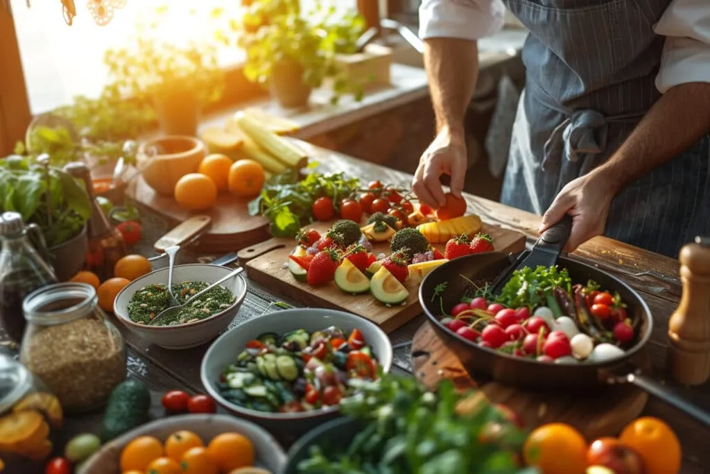 10 techniques de cuisine végétalienne innovantes avec des fruits pour des recettes savoureuses