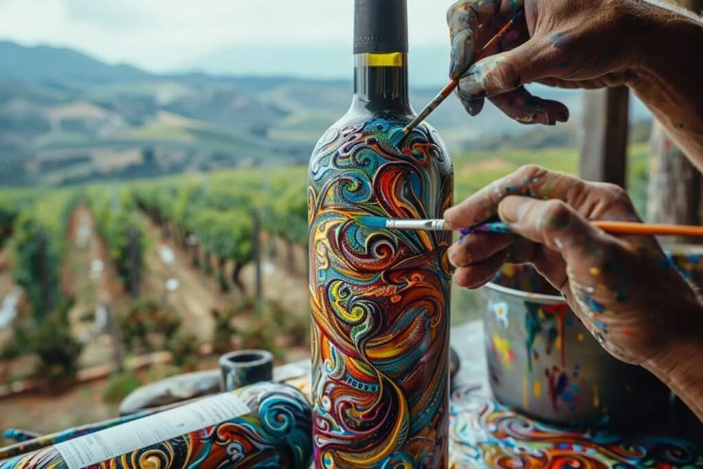 Comment les collaborations entre artistes et vignerons influencent-elles le design des étiquettes ?