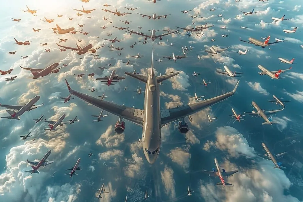 Combien d’avion dans le ciel en ce moment ? zoom sur le trafic aérien mondial