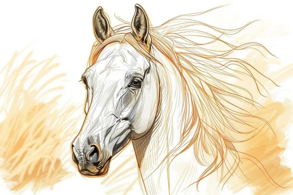 Comment dessiner facilement une tête de cheval ?