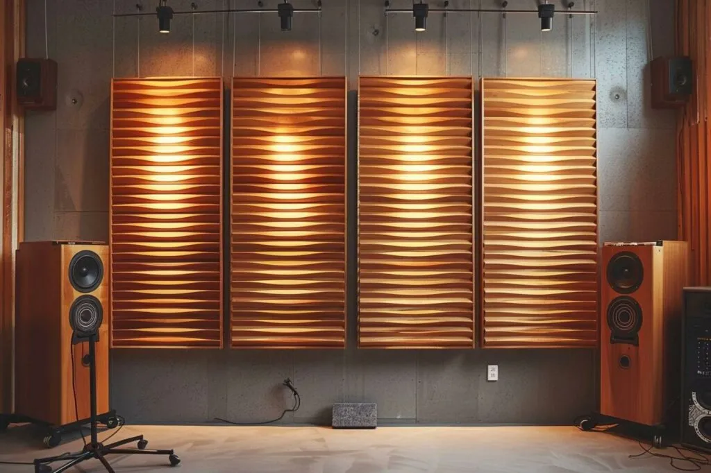Comment les panneaux acoustiques en latte de bois sont-ils évalués par des experts du son ?