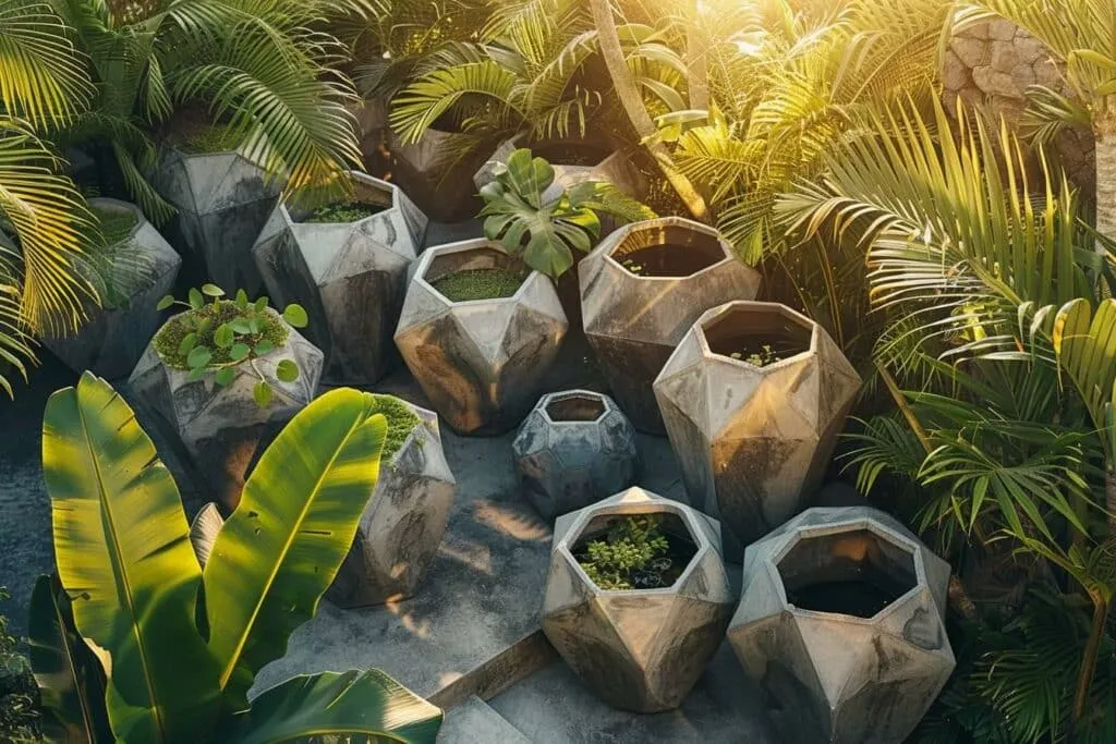 Comment réaliser des pots de fleurs en ciment facilement