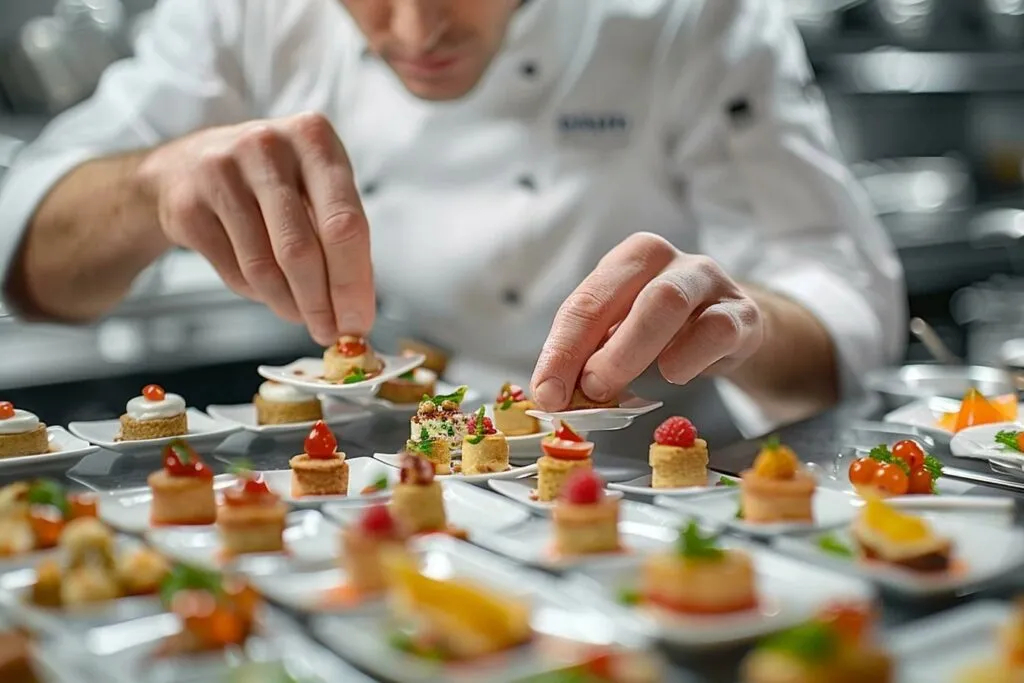Comment préparer un menu de chef gastronomique en versions miniatures