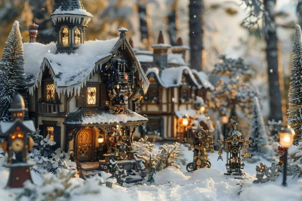 Comment réaliser un décor de Noël féerique avec des automates