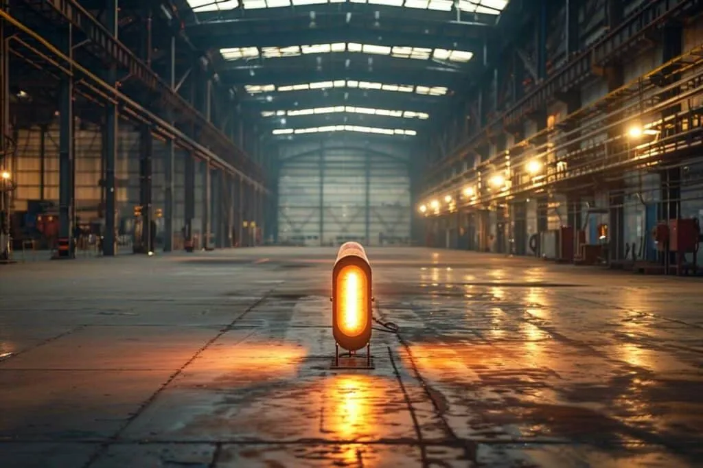 Comment dégager une zone autour d’un tube radiant gaz pour raisons de sécurité ?