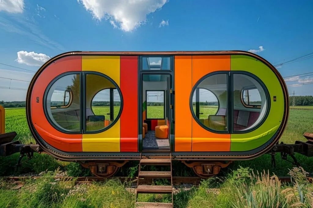 Comment rénover un ancien wagon de train en un espace de co-working inspirant