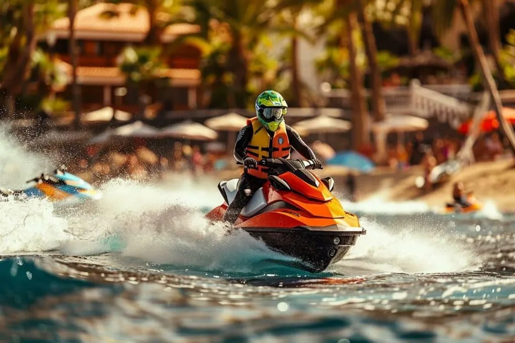 Quels sont les risques liés aux collisions en jet ski à Tenerife ?
