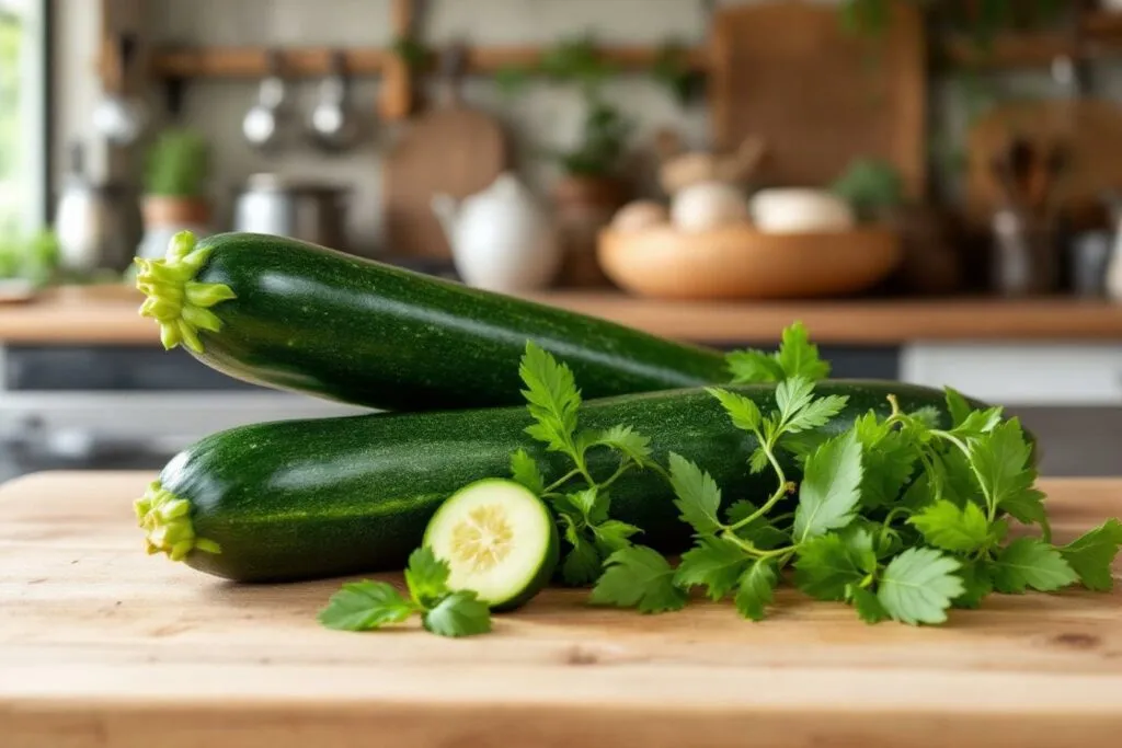 Idées recettes cuisine : courgette verte