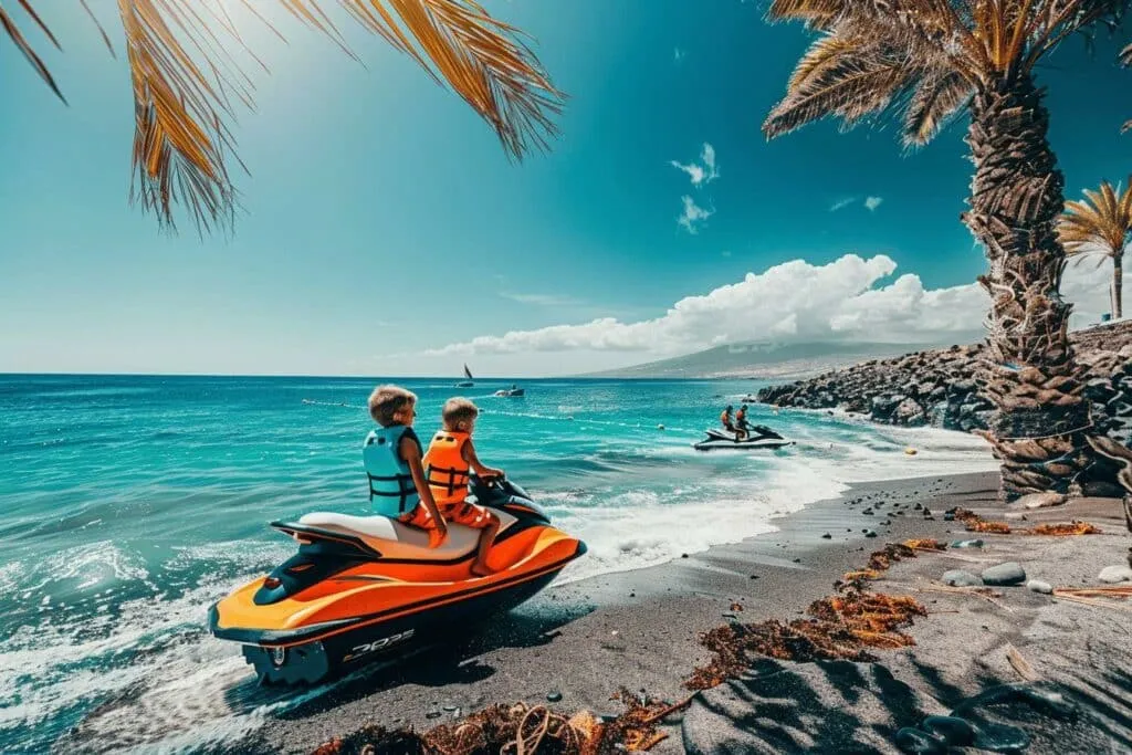 Peut-on faire du jet ski avec des enfants à Tenerife ?