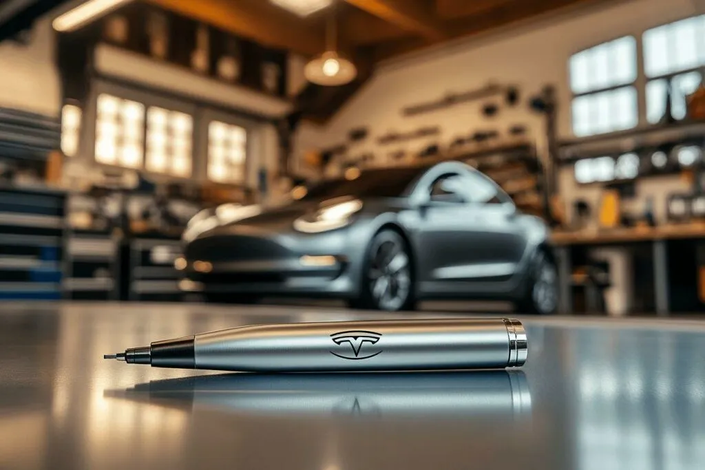 Stylo retouche Tesla peinture : solution efficace pour restaurer votre voiture