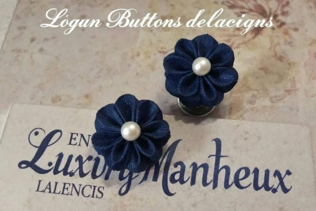 Boutons de manchette bleu nuit : Touche élégante et profonde avec des boutons de manchette bleu nuit