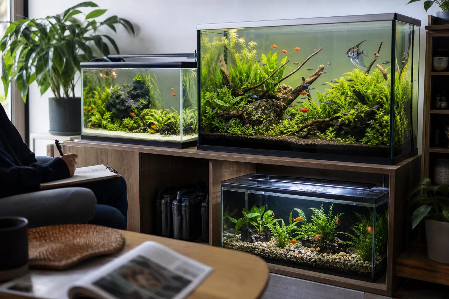 Quel litrage d'aquarium choisir selon le nombre et le type de poissons ?