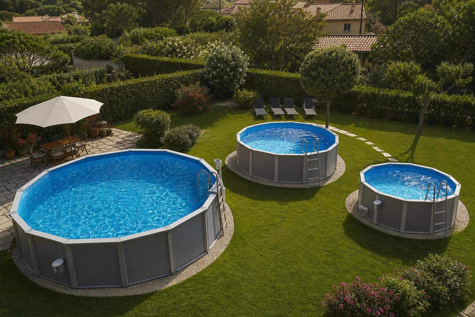 Quelle taille de piscine hors-sol choisir selon le nombre de personnes et l'espace disponible ?