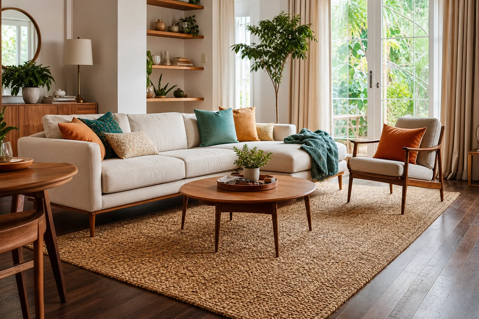 Quelle taille de tapis choisir selon la disposition des meubles du salon ?